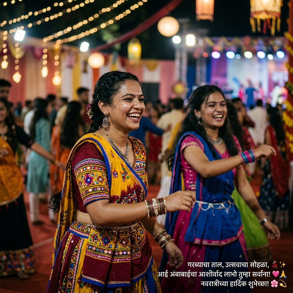 Navratri Shayari in Marathi
