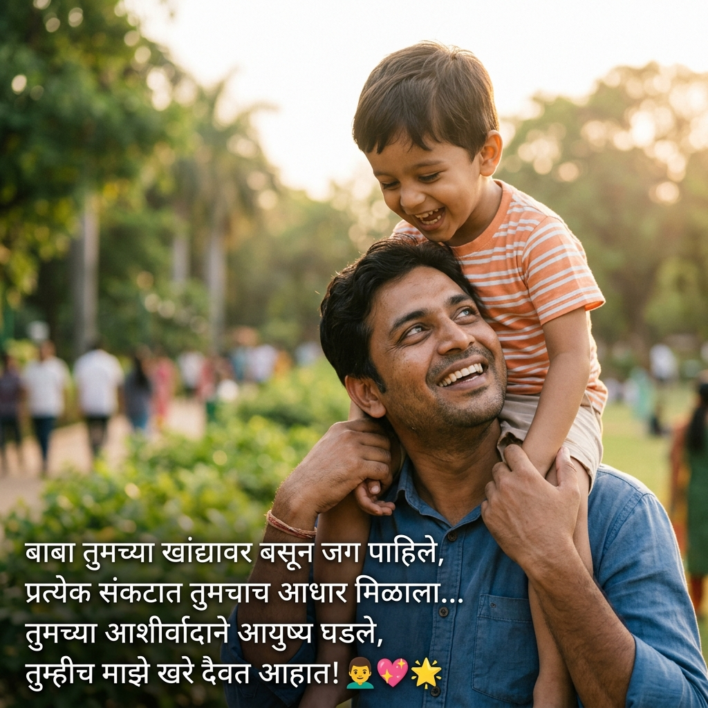 Papa Shayari in Marathi