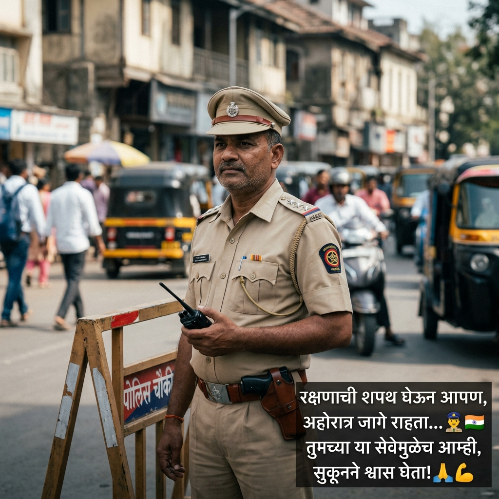 Police Shayari in Marathi