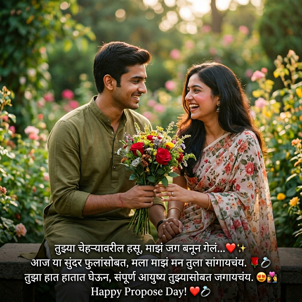 Promise Day Shayari in Marathi