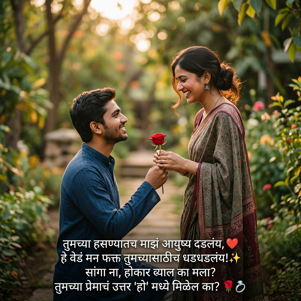 Propose Shayari in Marathi