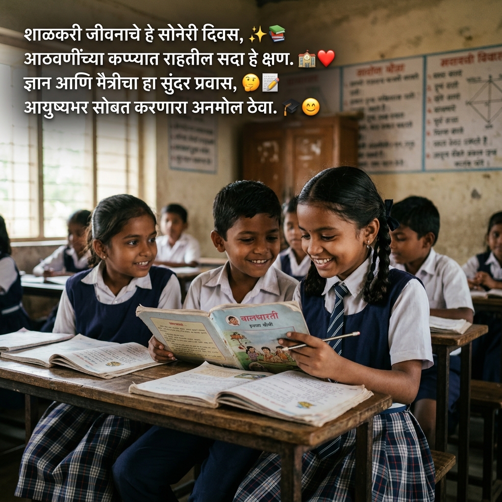 School Shayari in Marathi