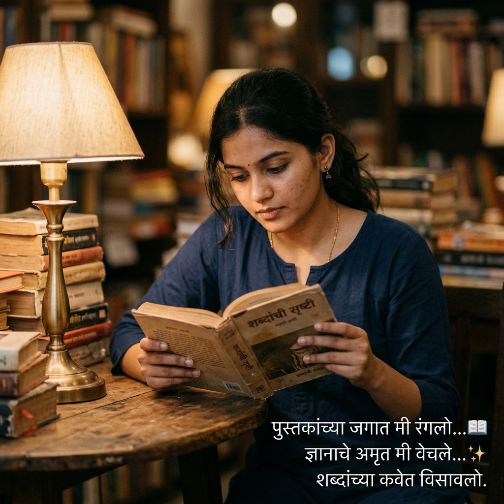 Shayari on Books in Marathi