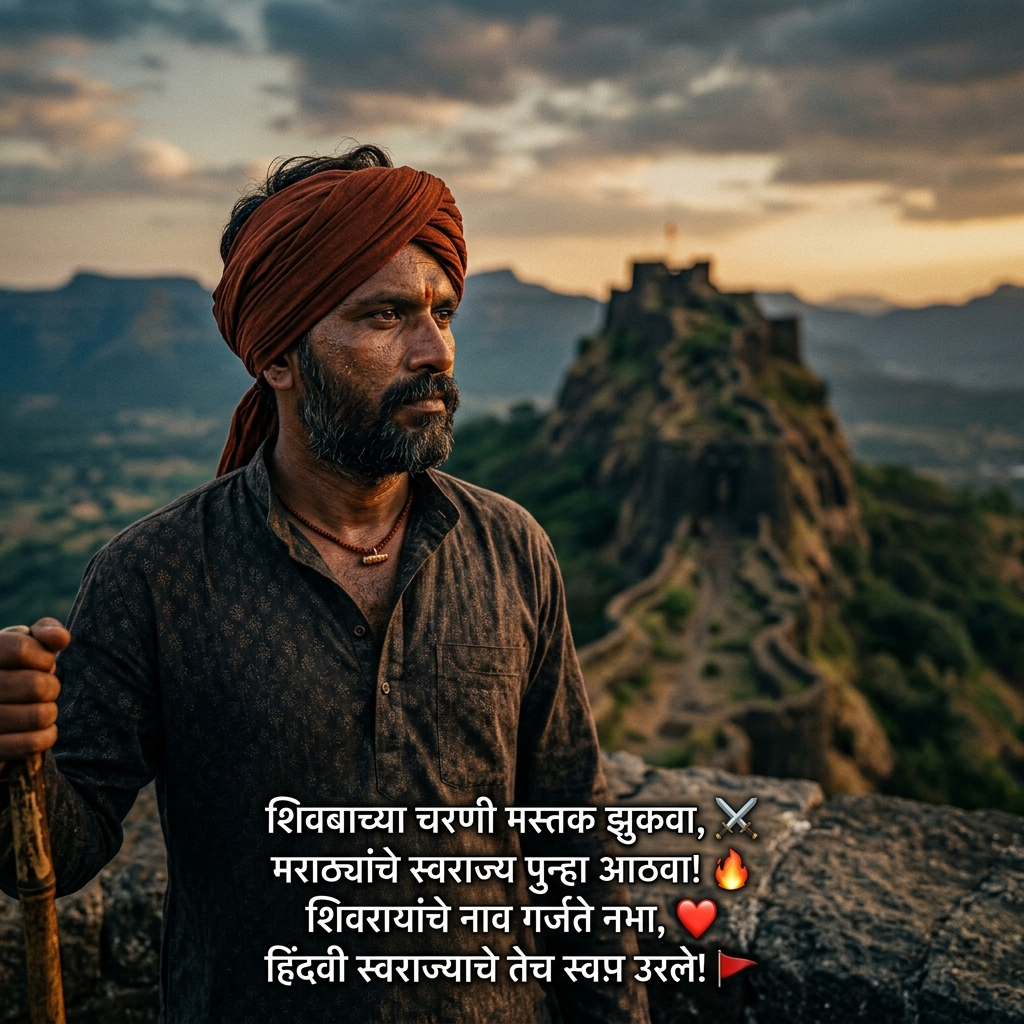 Shivaji Maharaj Shayari in Marathi