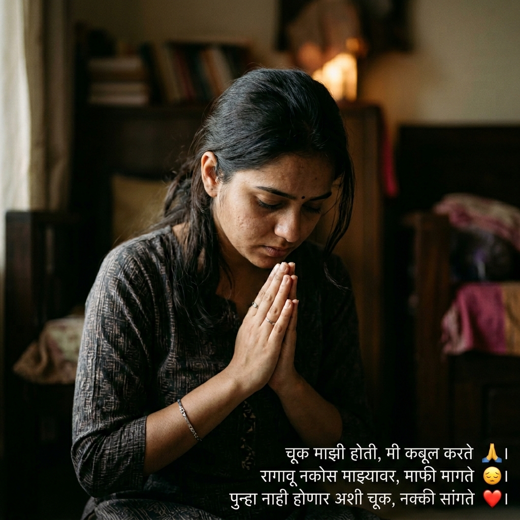 Sorry Shayari in Marathi