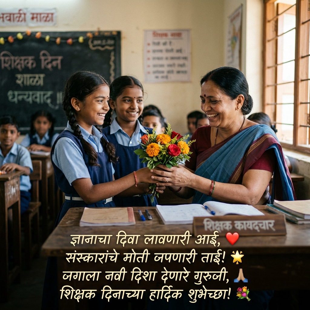 Teachers Day Shayari in Marathi