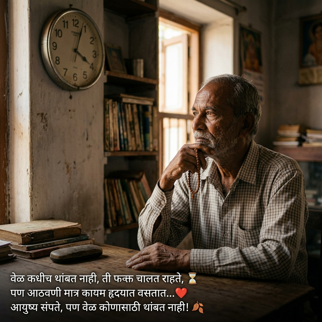 Time Shayari in Marathi