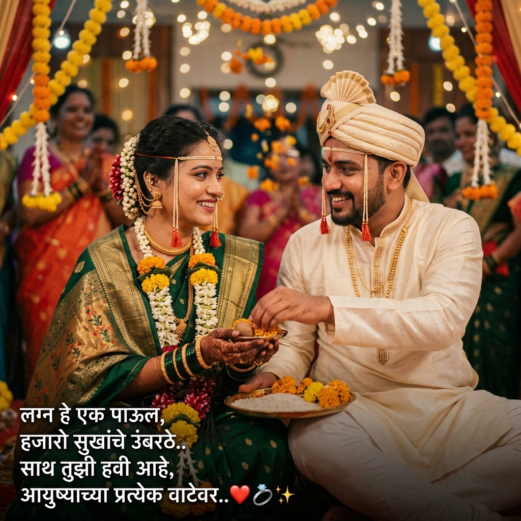 Wedding Shayari in Marathi