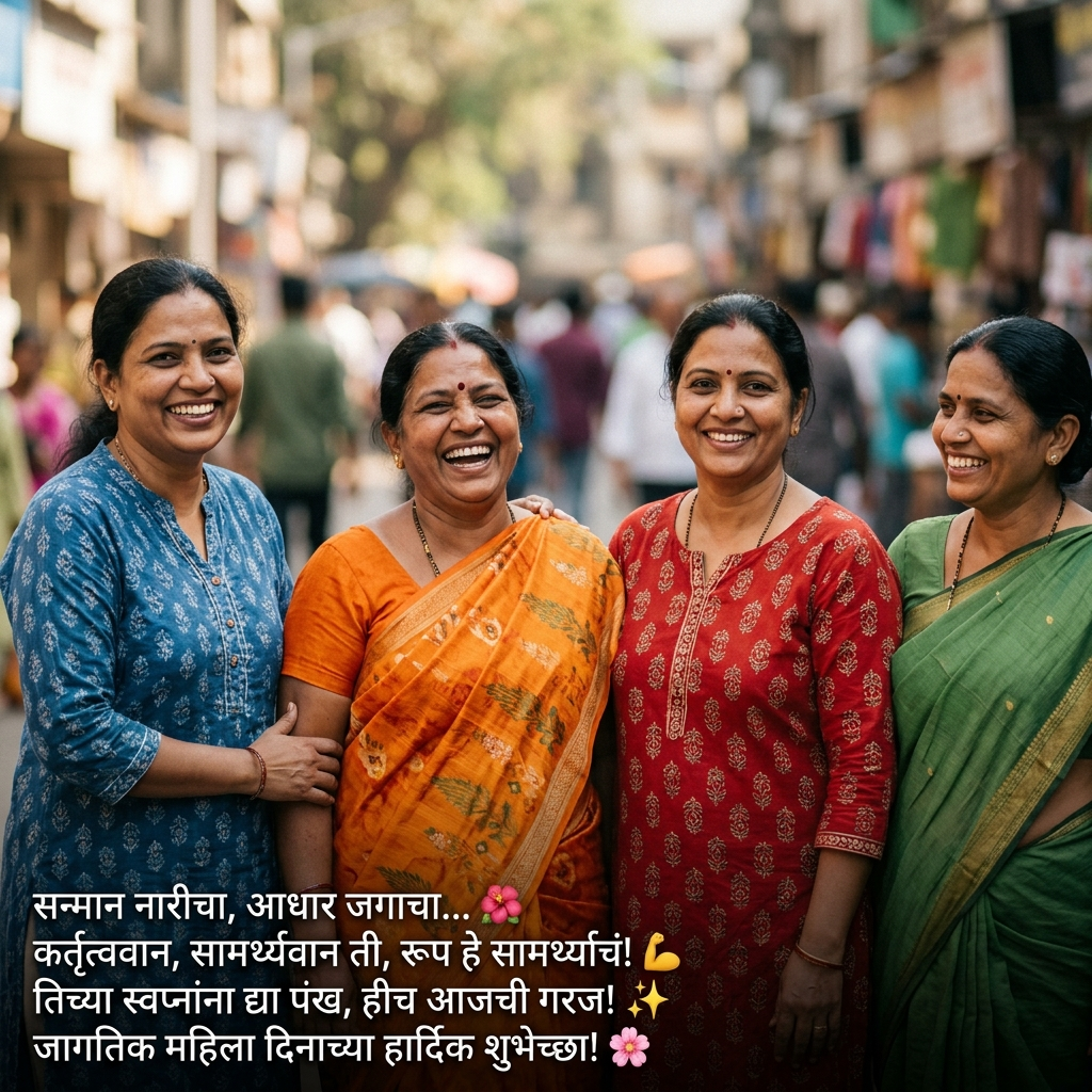 Women's Day Shayari in Marathi 