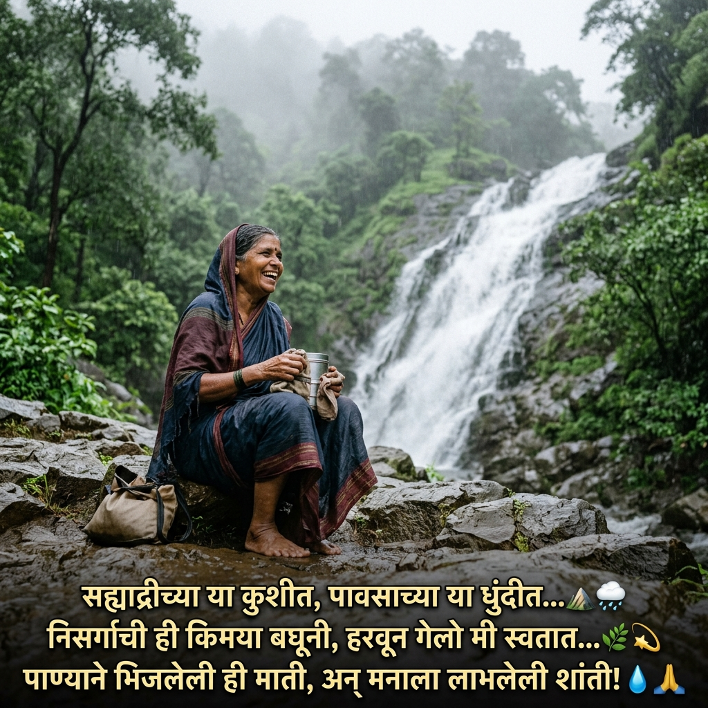 Nature Shayari in Marathi