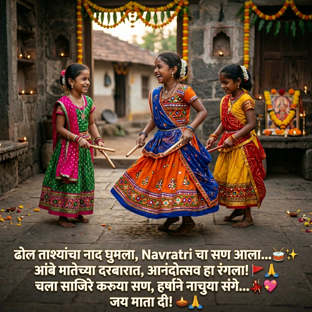 Navratri Shayari in Marathi