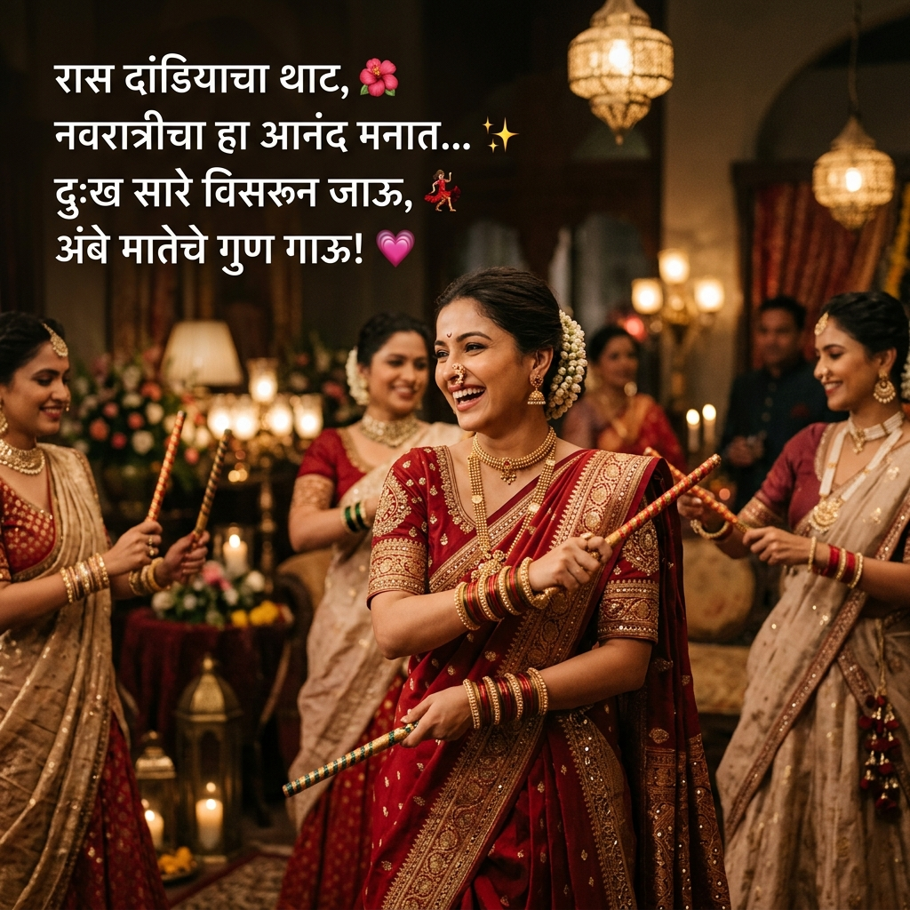 Navratri Shayari in Marathi