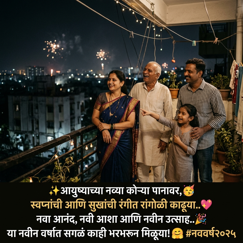 New Year Shayari in Marathi