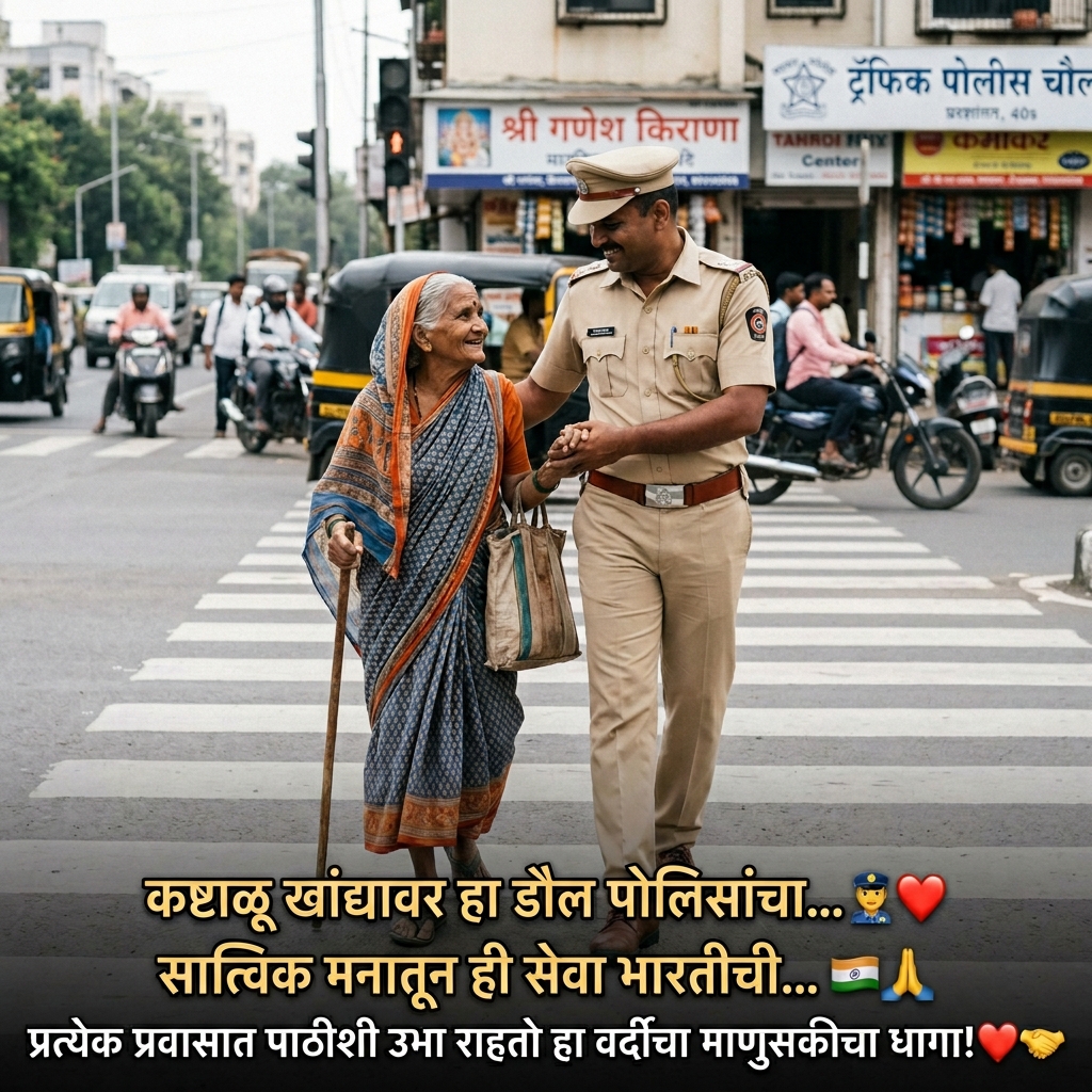 Police Shayari in Marathi