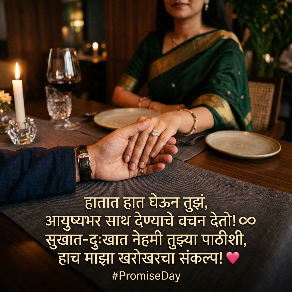 Promise Day Shayari in Marathi