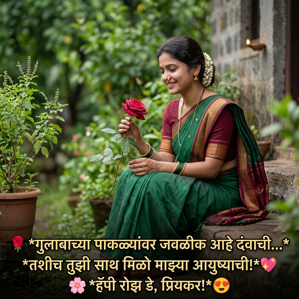 Rose Day Shayari in Marathi