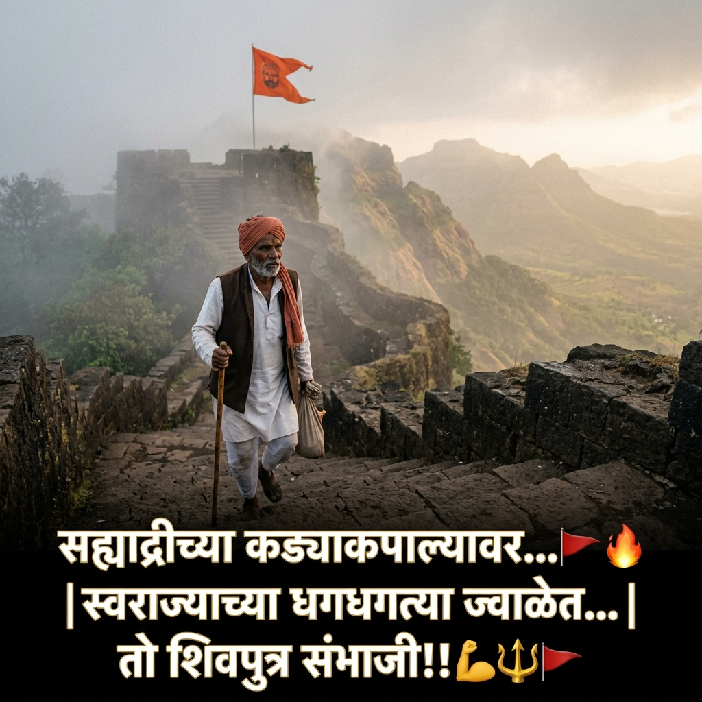 Sambhaji Maharaj Shayari in Marathi