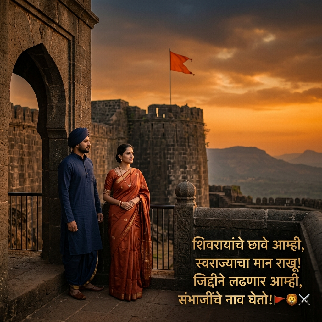 Sambhaji Maharaj Shayari in Marathi