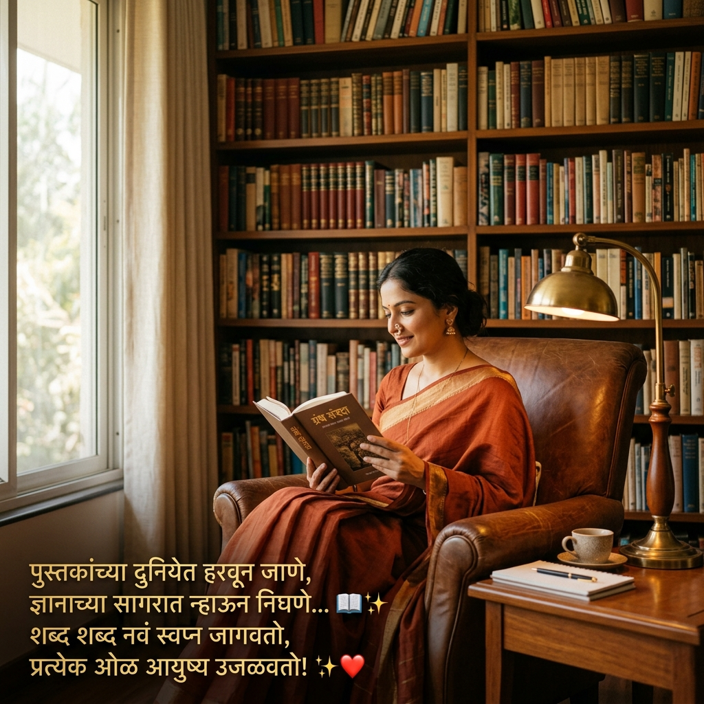 Shayari on Books in Marathi