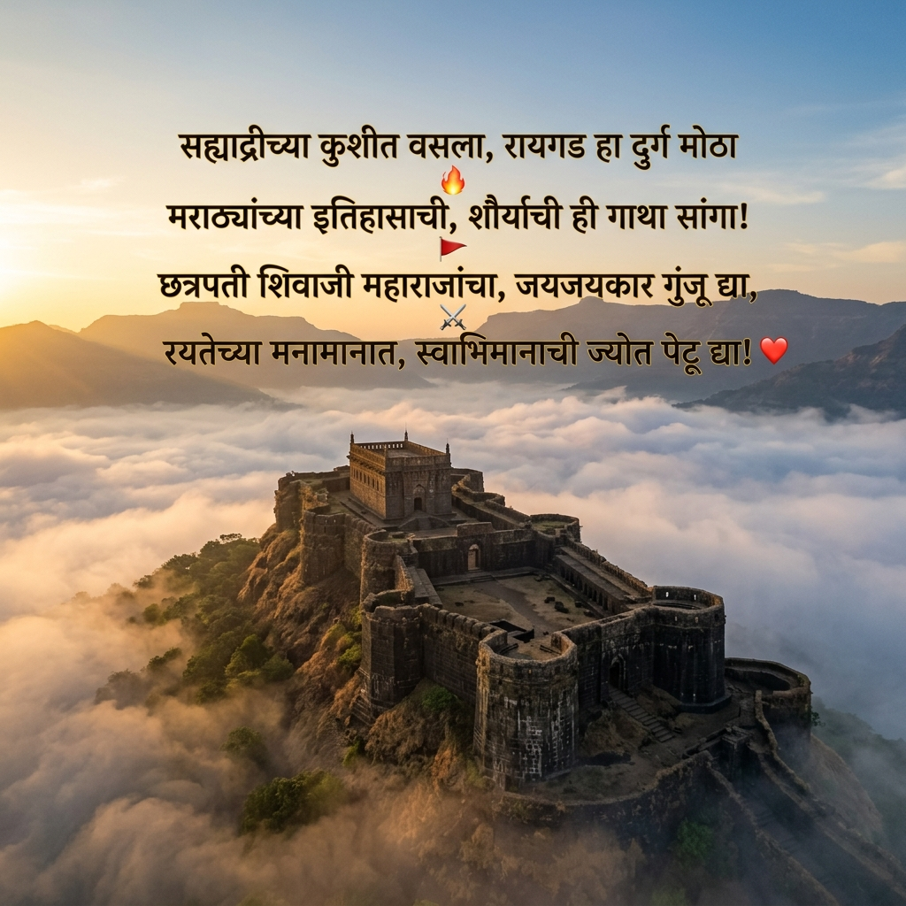 Shivaji Maharaj Shayari in Marathi