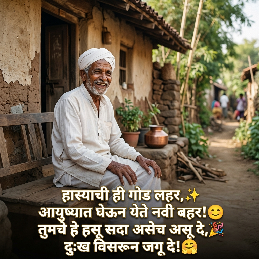 Smile Shayari in Marathi