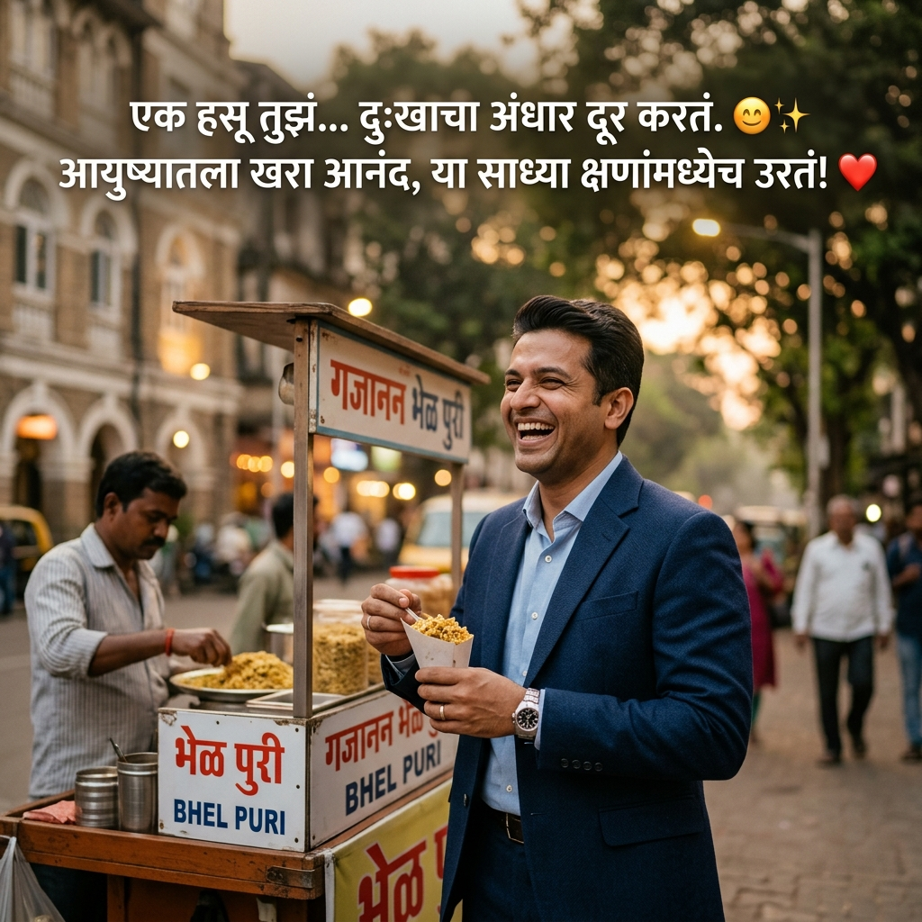 Smile Shayari in Marathi
