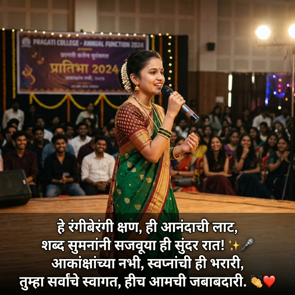 Sutrasanchalan Shayari in Marathi