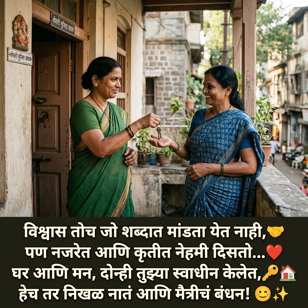 Trust Shayari in Marathi