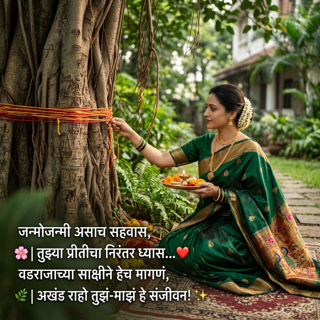 Vat Purnima Shayari in Marathi