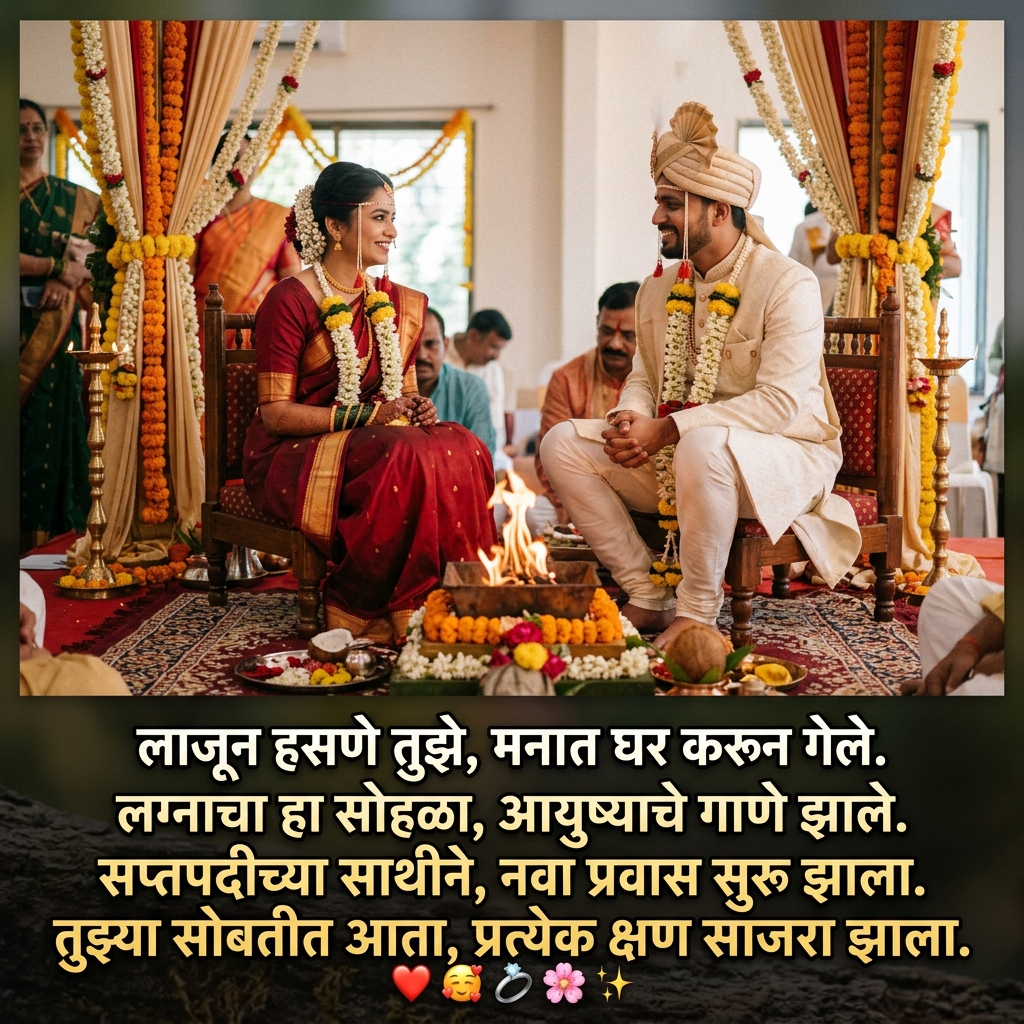 Wedding Shayari in Marathi