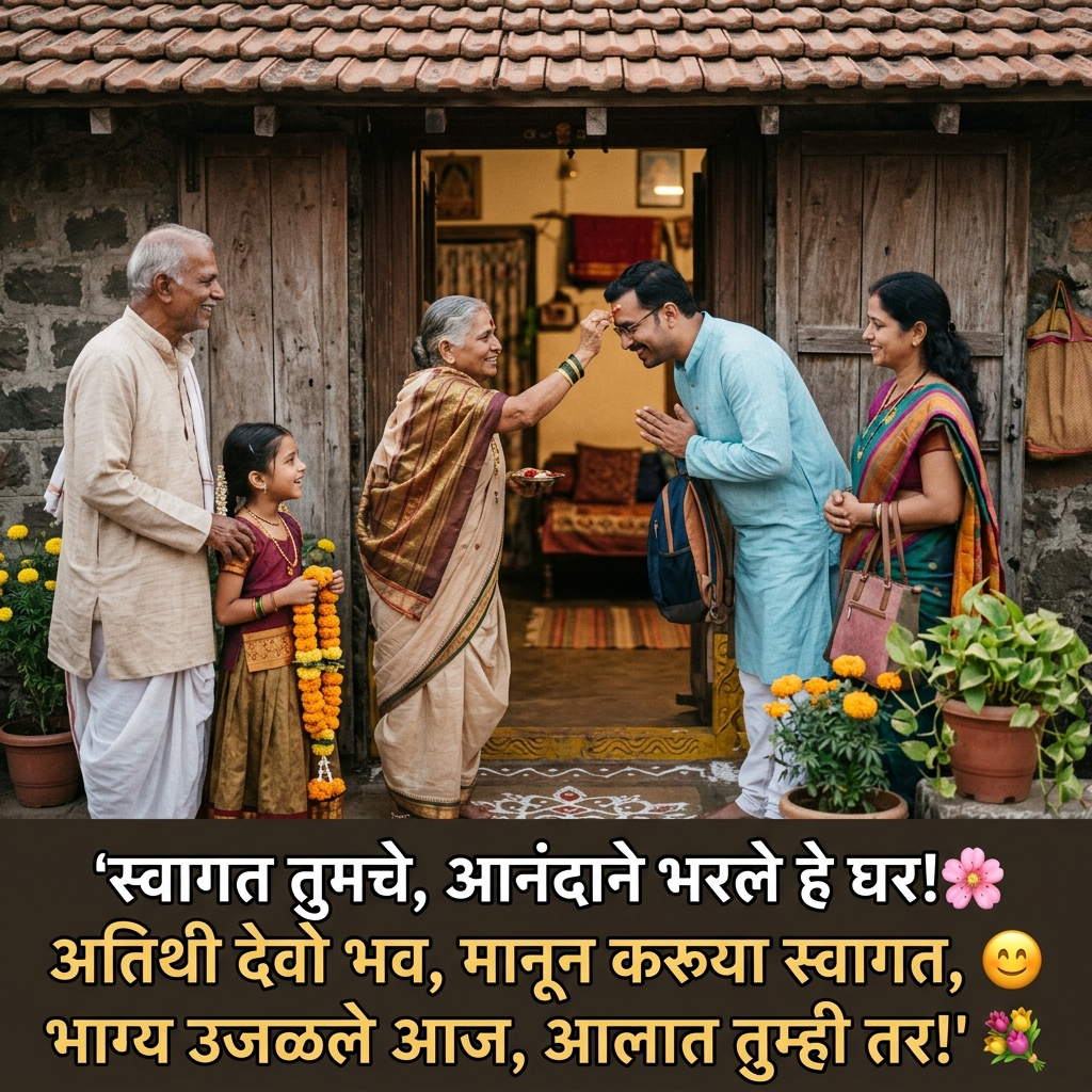 Welcome Shayari in Marathi
